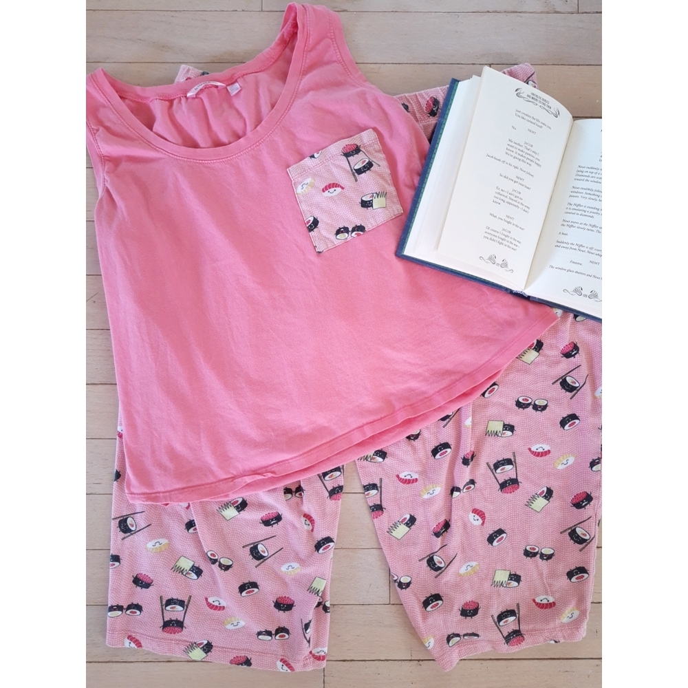 La Vie en Rose | Sushi Print Pajama Sleepwear Set